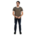 Men's Slim Cotton Crew Neck Embroidery Tee - Image 2