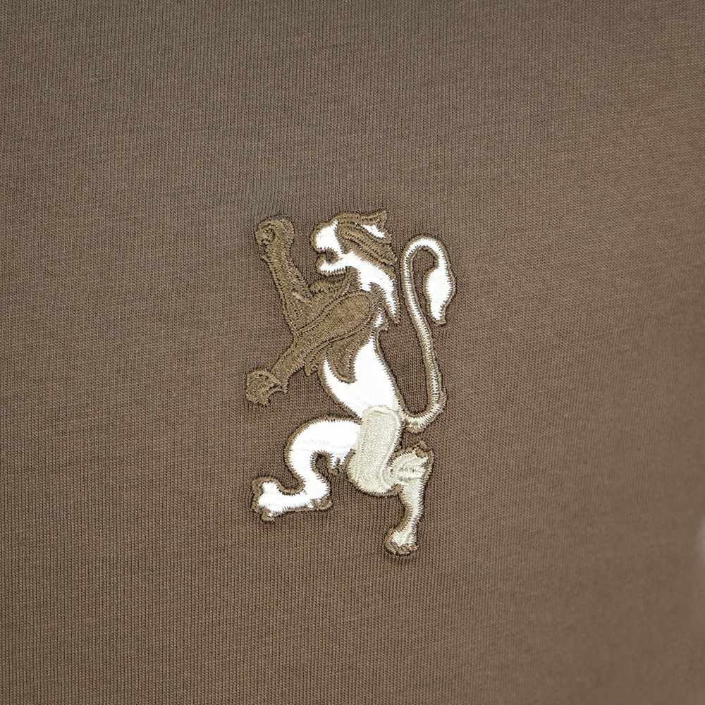 Men's Slim Cotton Crew Neck Embroidery Tee - Image 4
