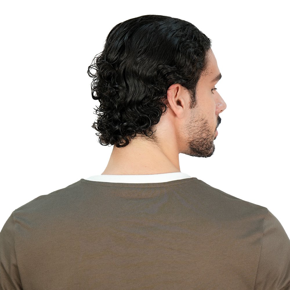 Men's Slim Cotton Crew Neck Embroidery Tee - Image 6