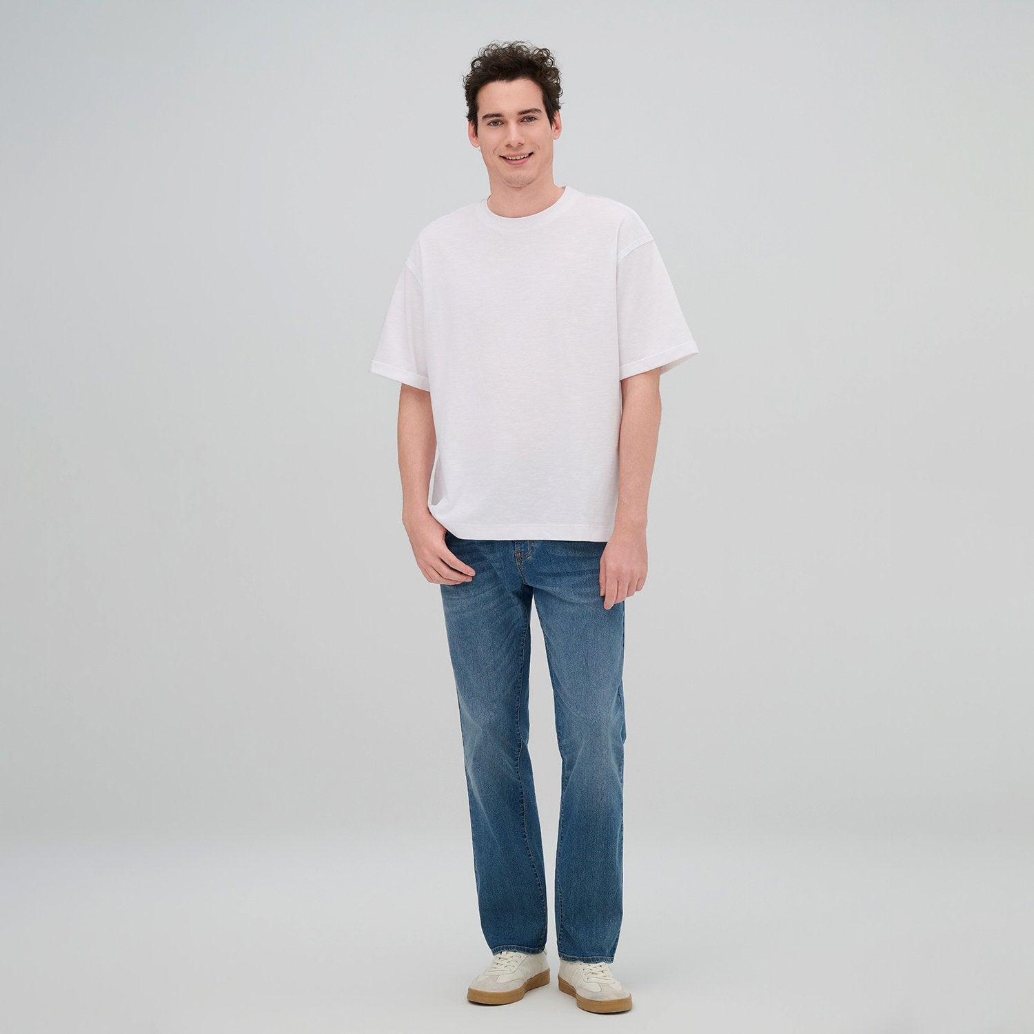 Men's Crew Neck  Liquid Touch Regular fit Tee - Image 1
