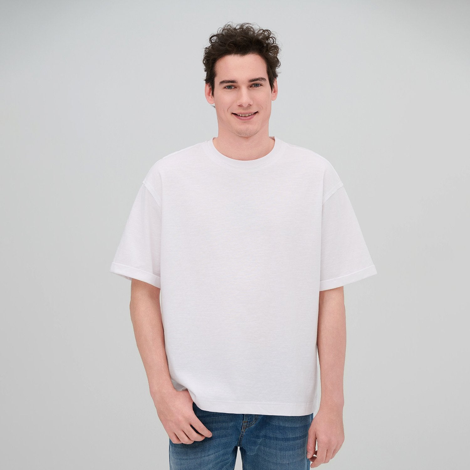 Men's Crew Neck  Liquid Touch Regular fit Tee - Image 2
