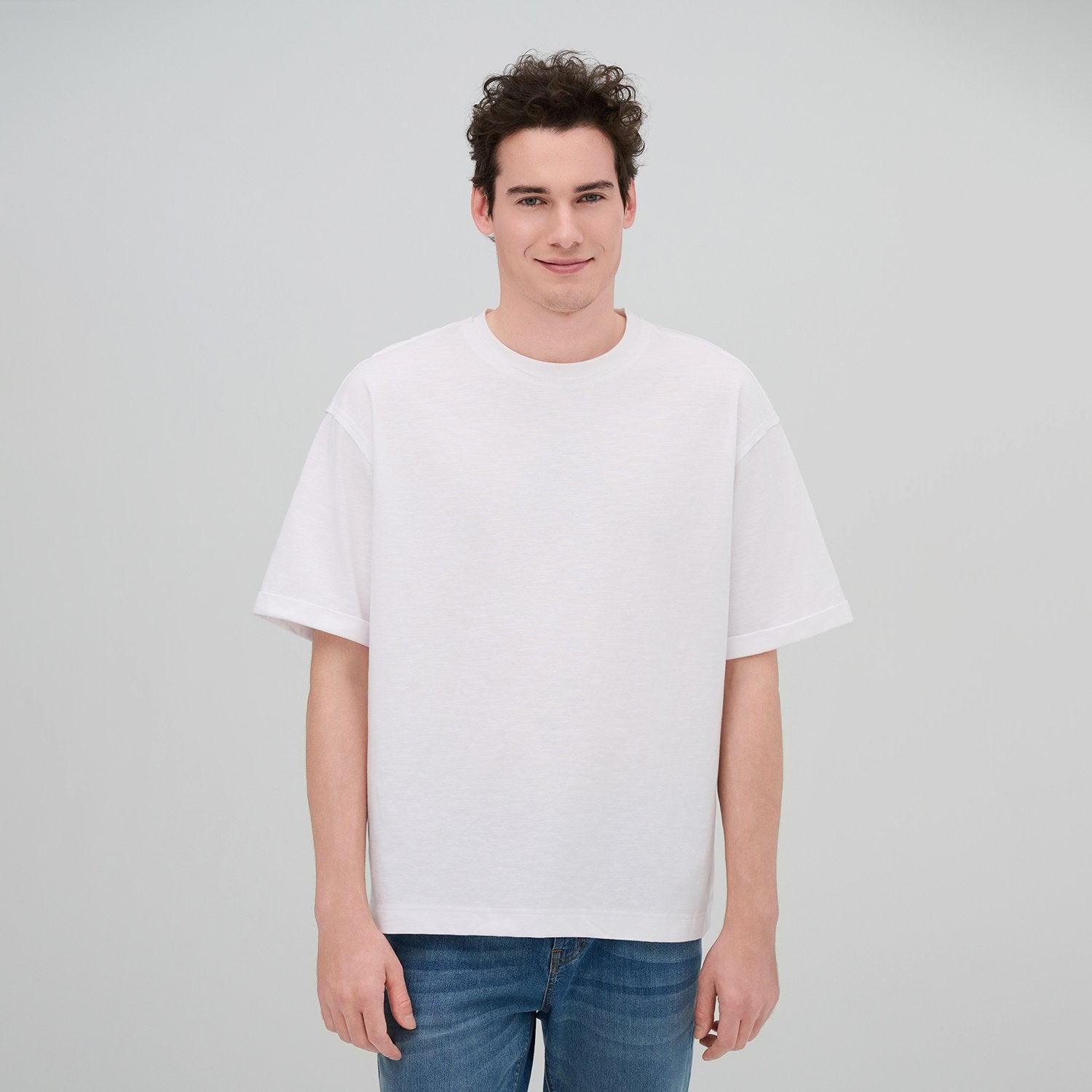 Men's Crew Neck  Liquid Touch Regular fit Tee - Image 3