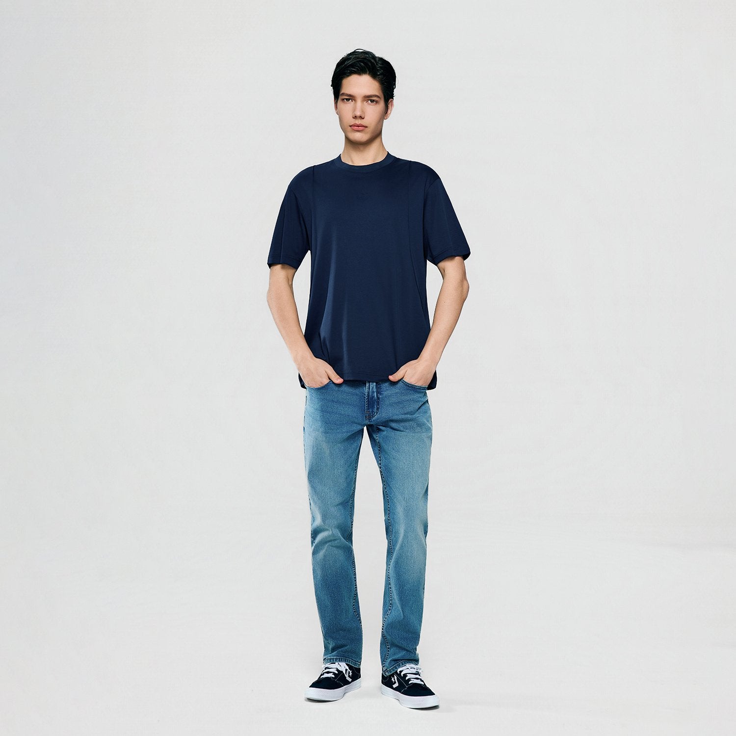Men's Crew Neck  Liquid Touch Regular fit Tee - Image 1