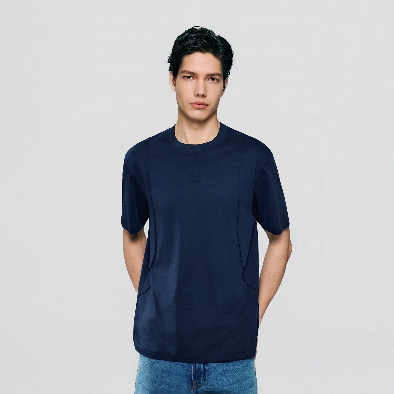 Men's Crew Neck  Liquid Touch Regular fit Tee - Image 4