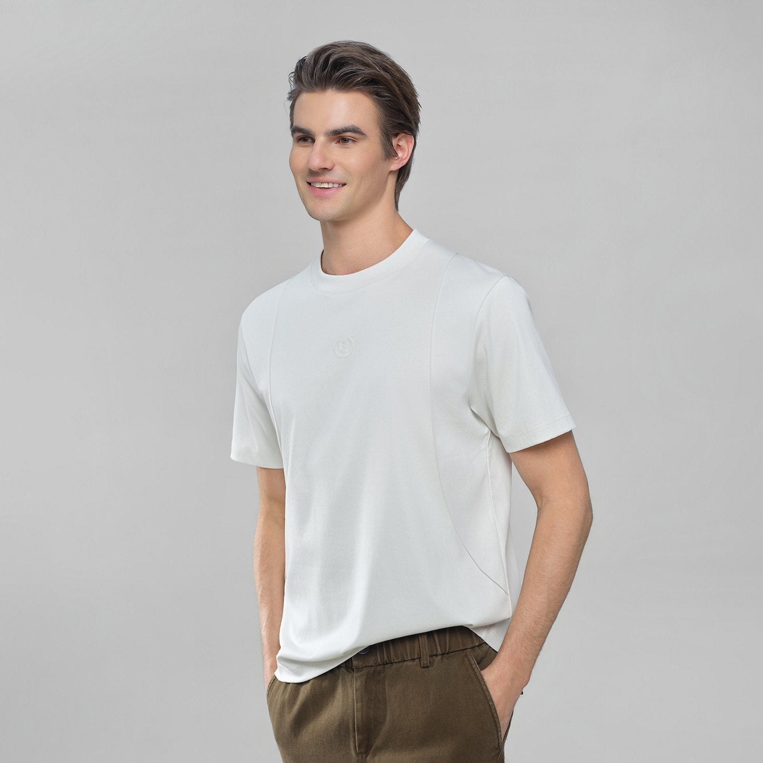 Men's Crew Neck  Liquid Touch Regular fit Tee - Image 3