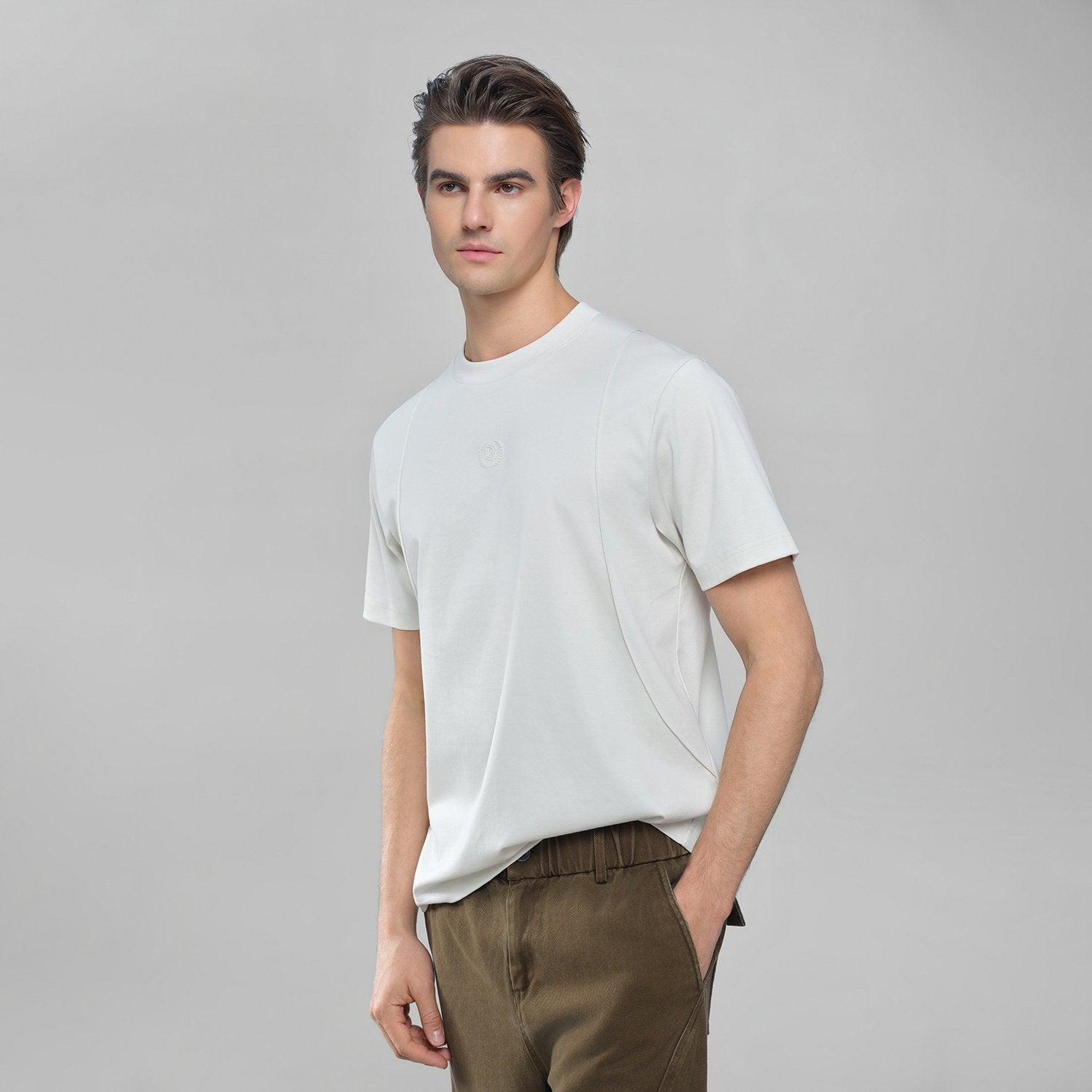 Men's Crew Neck  Liquid Touch Regular fit Tee - Image 5