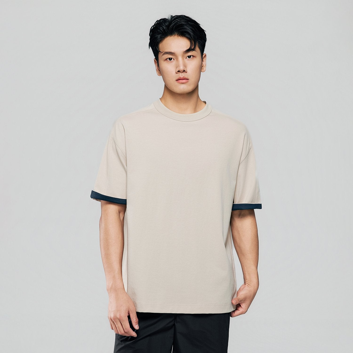 Men's Crew Neck  Cool Touch Loose fit Tee - Image 2