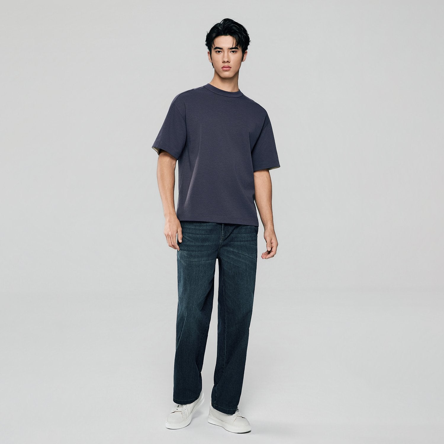 Men's Crew Neck  Cool Touch Loose fit Tee - Image 1