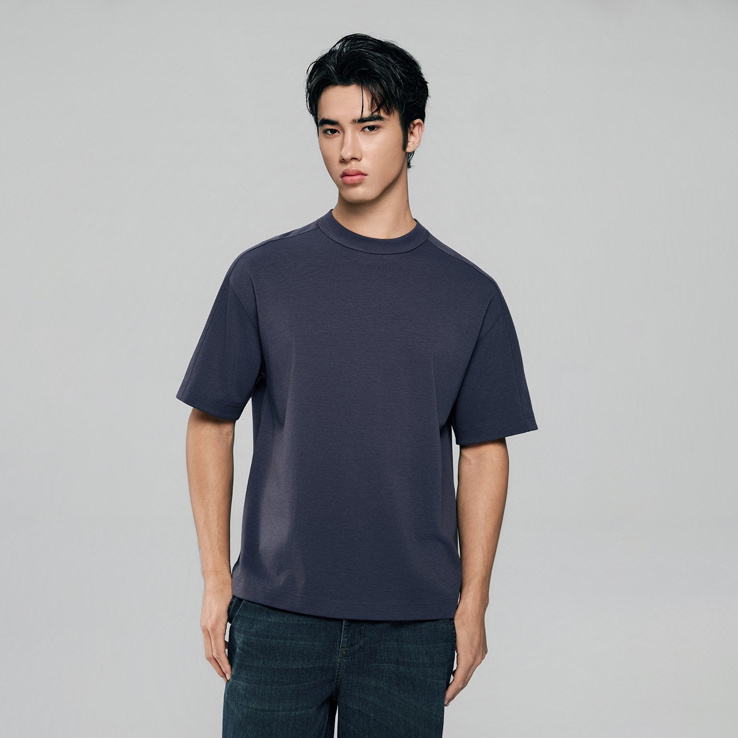 Men's Crew Neck  Cool Touch Loose fit Tee - Image 3