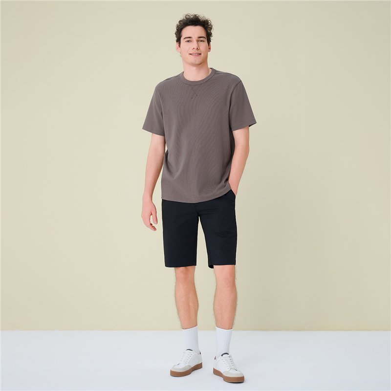 Men's Waffle Crew Neck Tee - Image 2
