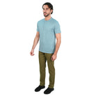 Men's Slim Henley Short-Sleeve Button Front Tee - Image 2