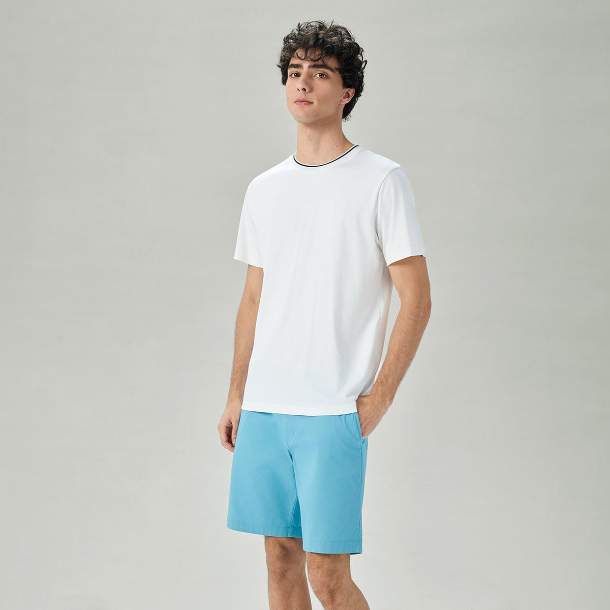 Men's Cotton Interlock Relaxed Fit Liquid Touch Tee - Image 2