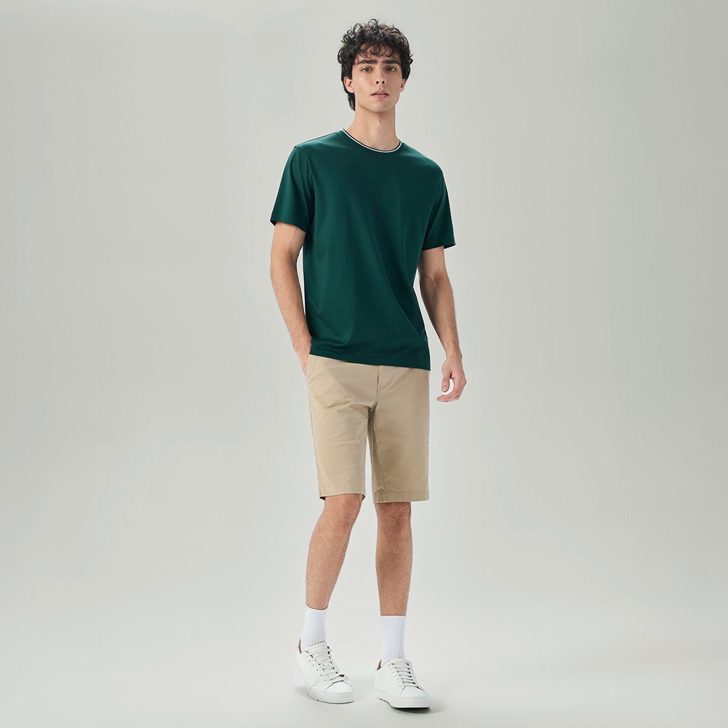 Men's Cotton Interlock Relaxed Fit Liquid Touch Tee - Image 1