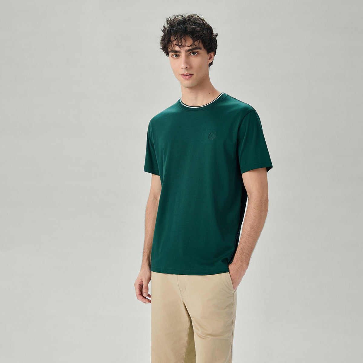 Men's Cotton Interlock Relaxed Fit Liquid Touch Tee - Image 4