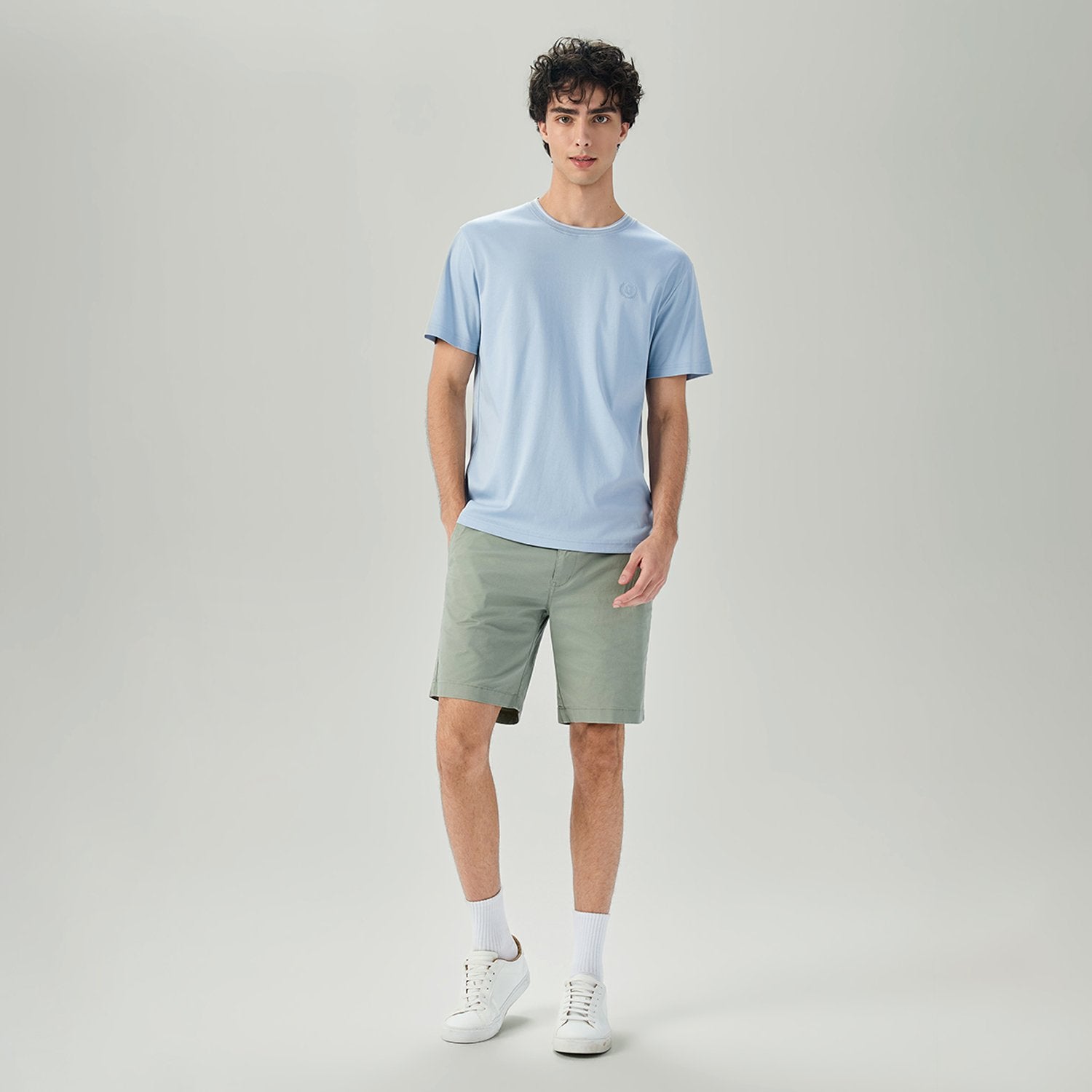 Men's Cotton Interlock Relaxed Fit Liquid Touch Tee - Image 1