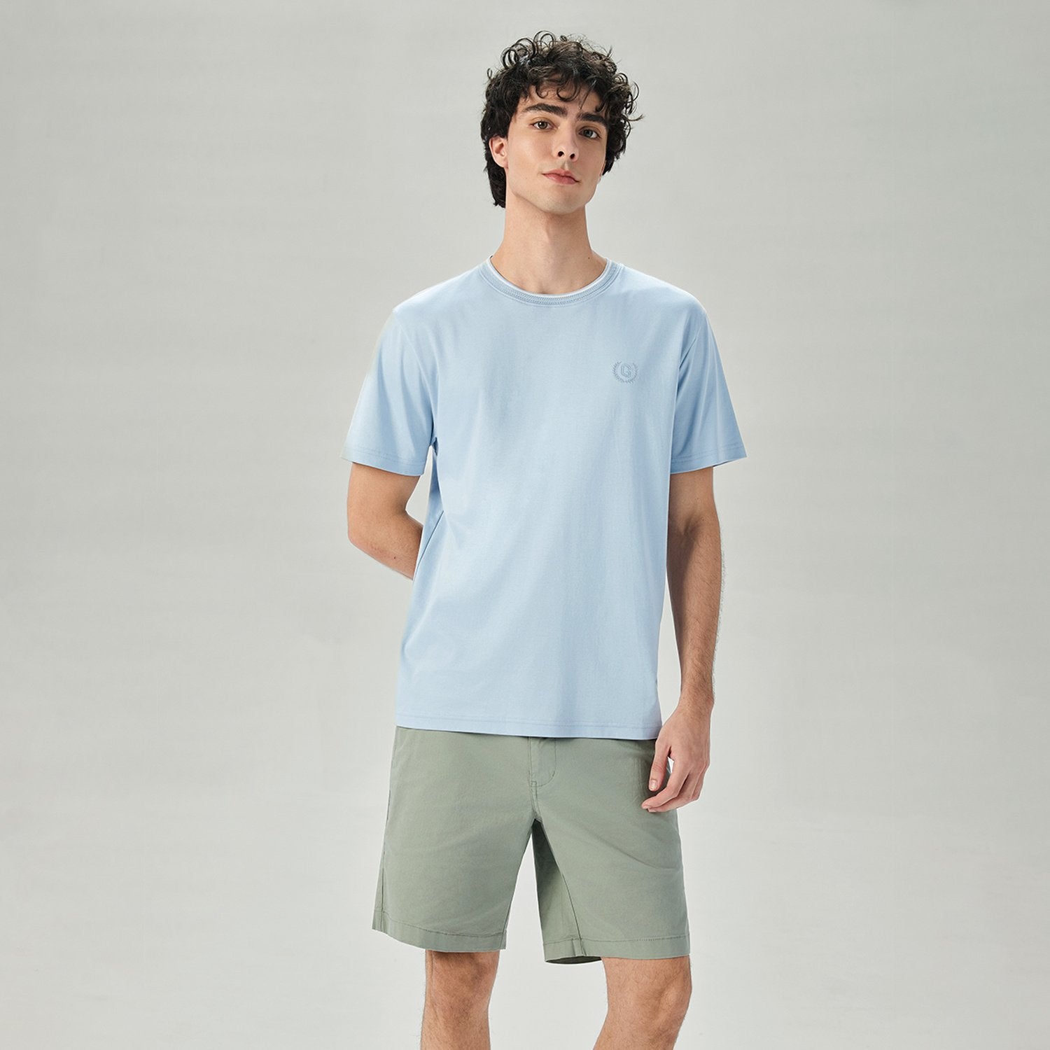 Men's Cotton Interlock Relaxed Fit Liquid Touch Tee - Image 3