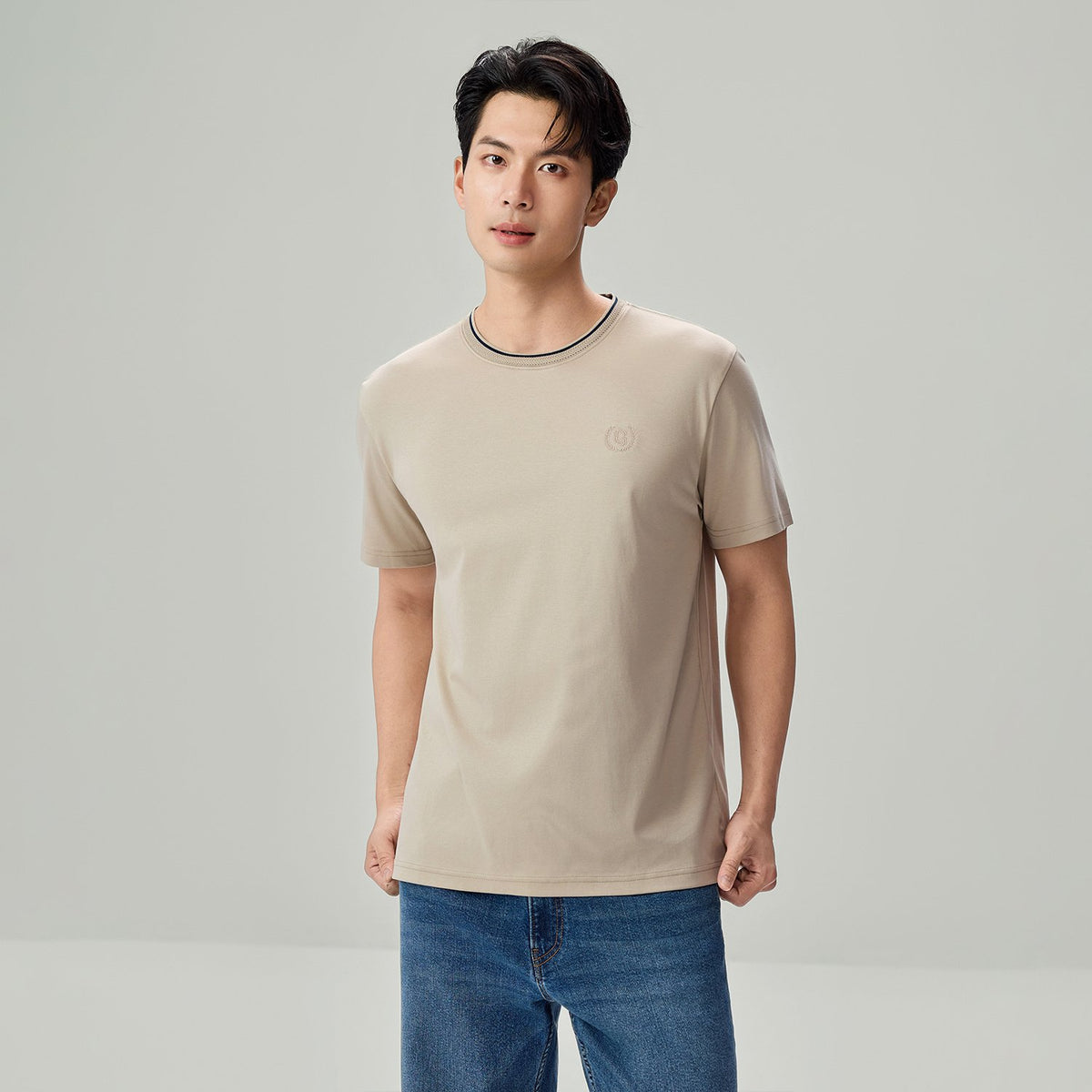 Men's Cotton Interlock Relaxed Fit Liquid Touch Tee - Image 4