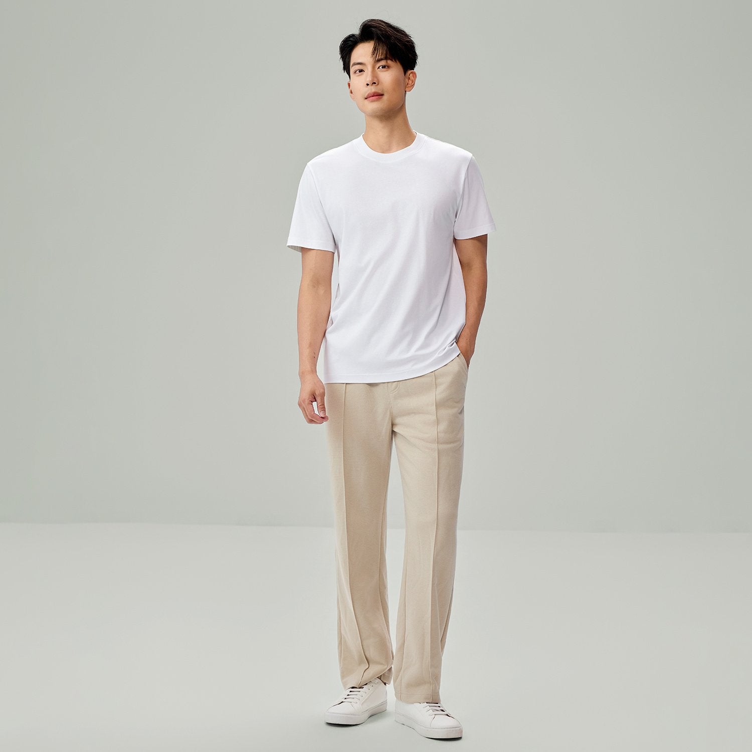 Men's Interlock Slim Fit Silk Touch T-Shirt - Image 1