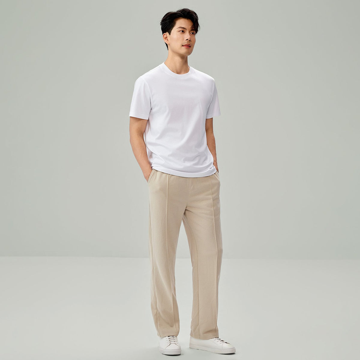 Men's Interlock Slim Fit Silk Touch T-Shirt - Image 2