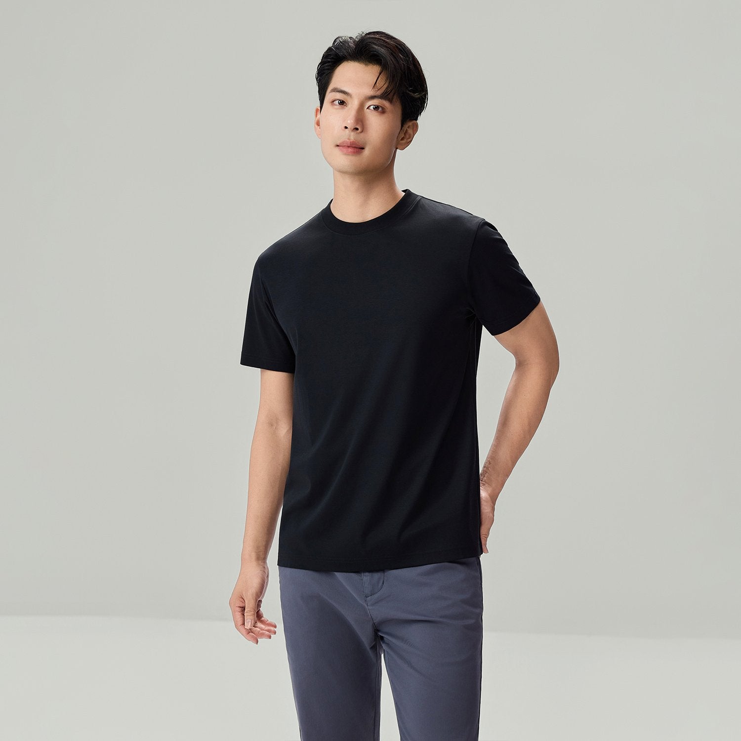 Men's Interlock Slim Fit Silk Touch T-Shirt - Image 4