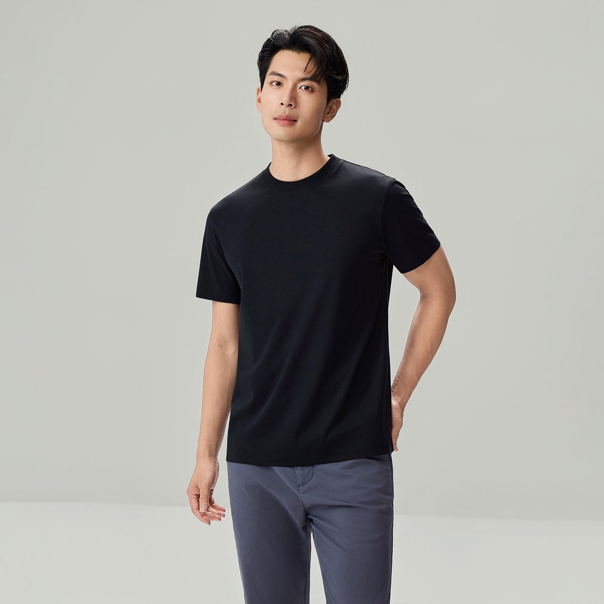 Men's Interlock Slim Fit Silk Touch T-Shirt - Image 4