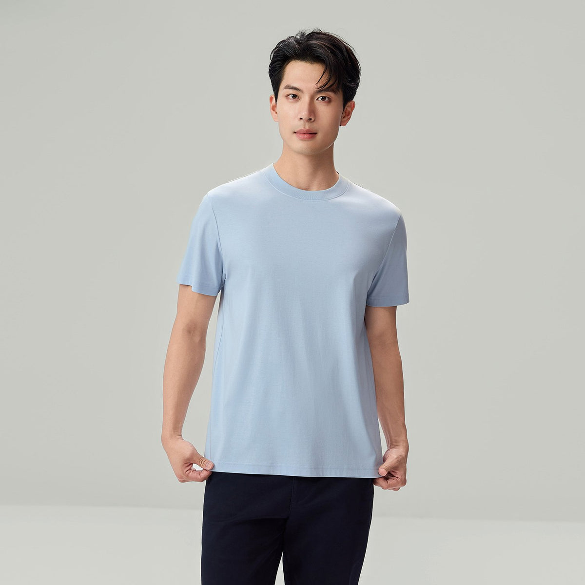 Men's Interlock Slim Fit Silk Touch T-Shirt - Image 2