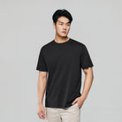Men Regular Luxe Touch Cotton Crew Tee - Image 3