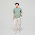 Men Regular Luxe Touch Cotton Crew Tee - Image 1