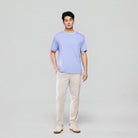 Men Regular Luxe Touch Cotton Crew Tee - Image 1
