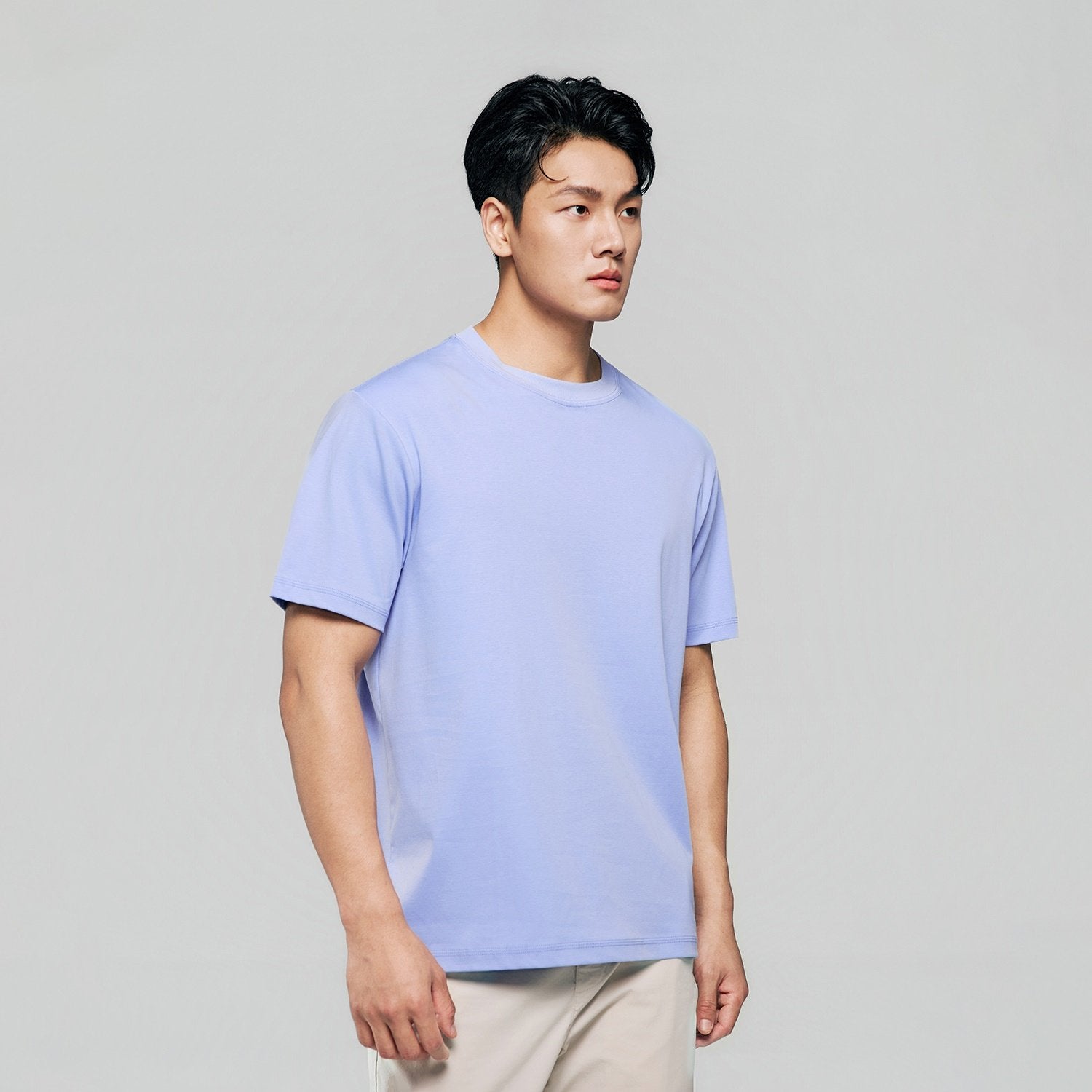 Men Regular Luxe Touch Cotton Crew Tee - Image 4