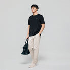 Men Luxe Touch Mercerized Cotton Crew Tee - Image 1
