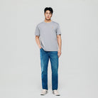 Men Luxe Touch Mercerized Cotton Crew Tee - Image 1
