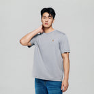 Men Luxe Touch Mercerized Cotton Crew Tee - Image 2
