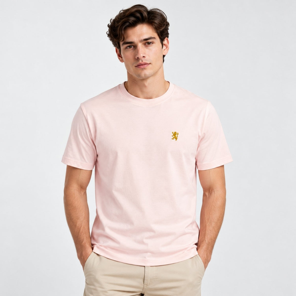 Men's Mercerized  Regular Fit T-Shirt - Image 1