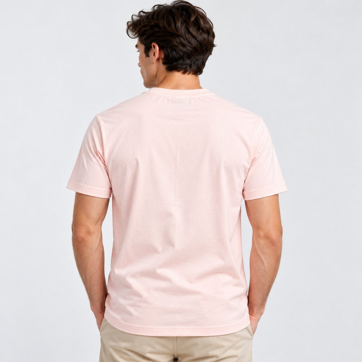 Men's Mercerized  Regular Fit T-Shirt - Image 2