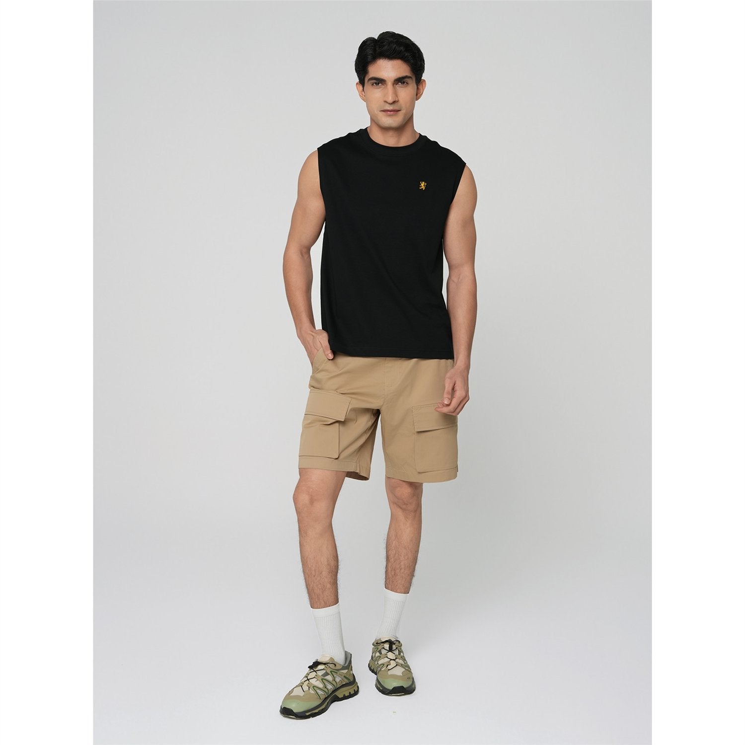 Men's luxe Mercerized Sleeveless Regular Fit Vest - Image 1