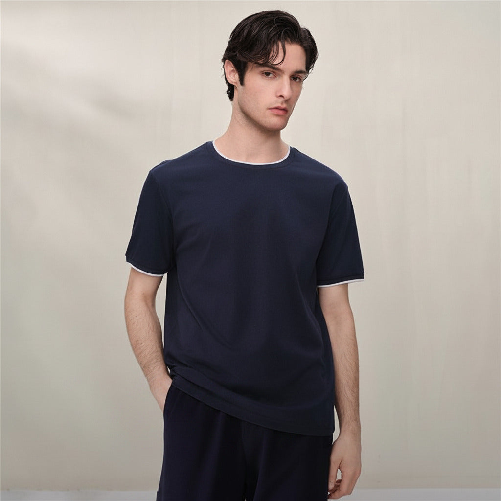 Men's Crew Neck Regular Tee - Image 1