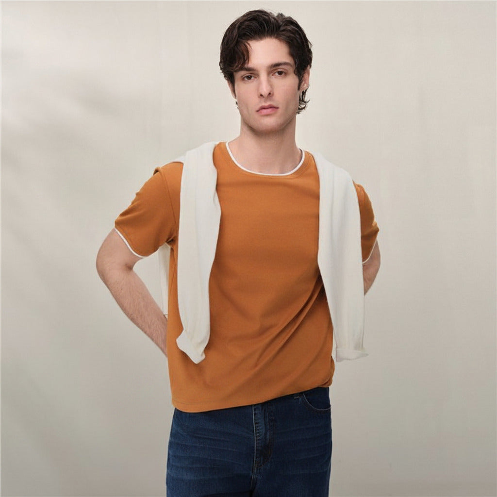 Men's Crew Neck Regular Tee - Image 1
