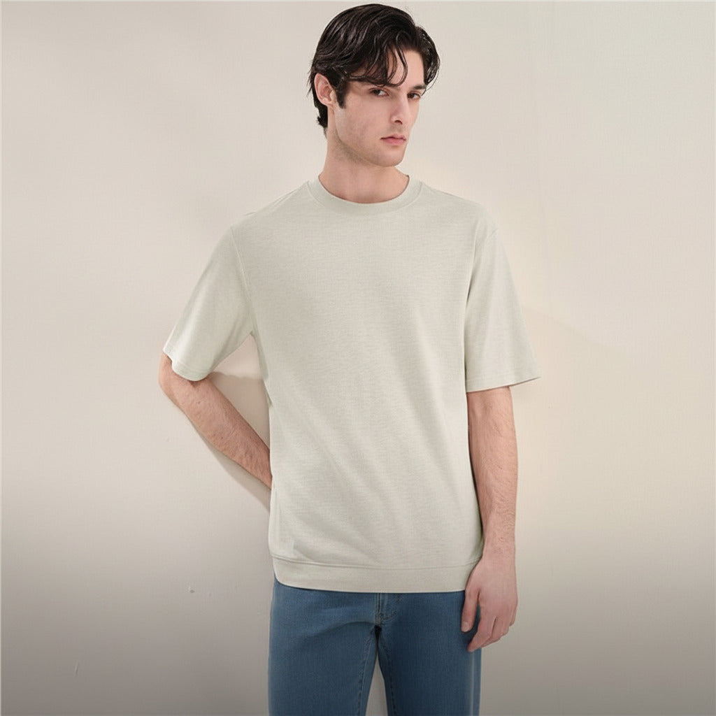 Men's Crew Neck Regular Tee - Image 1