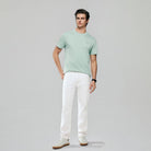Men's Slim Fit Liquid Touch Cotton Crew Neck Tee - Image 2