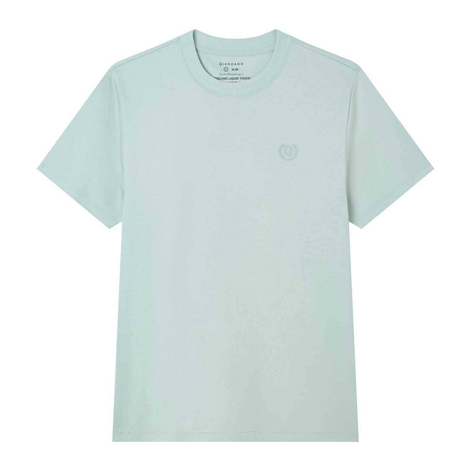 Men's Slim Fit Liquid Touch Cotton Crew Neck Tee - Image 3
