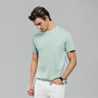 Men's Slim Fit Liquid Touch Cotton Crew Neck Tee - Image 7