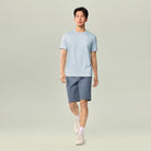 Men's Slim Fit Liquid Touch Cotton Crew Neck Tee - Image 1