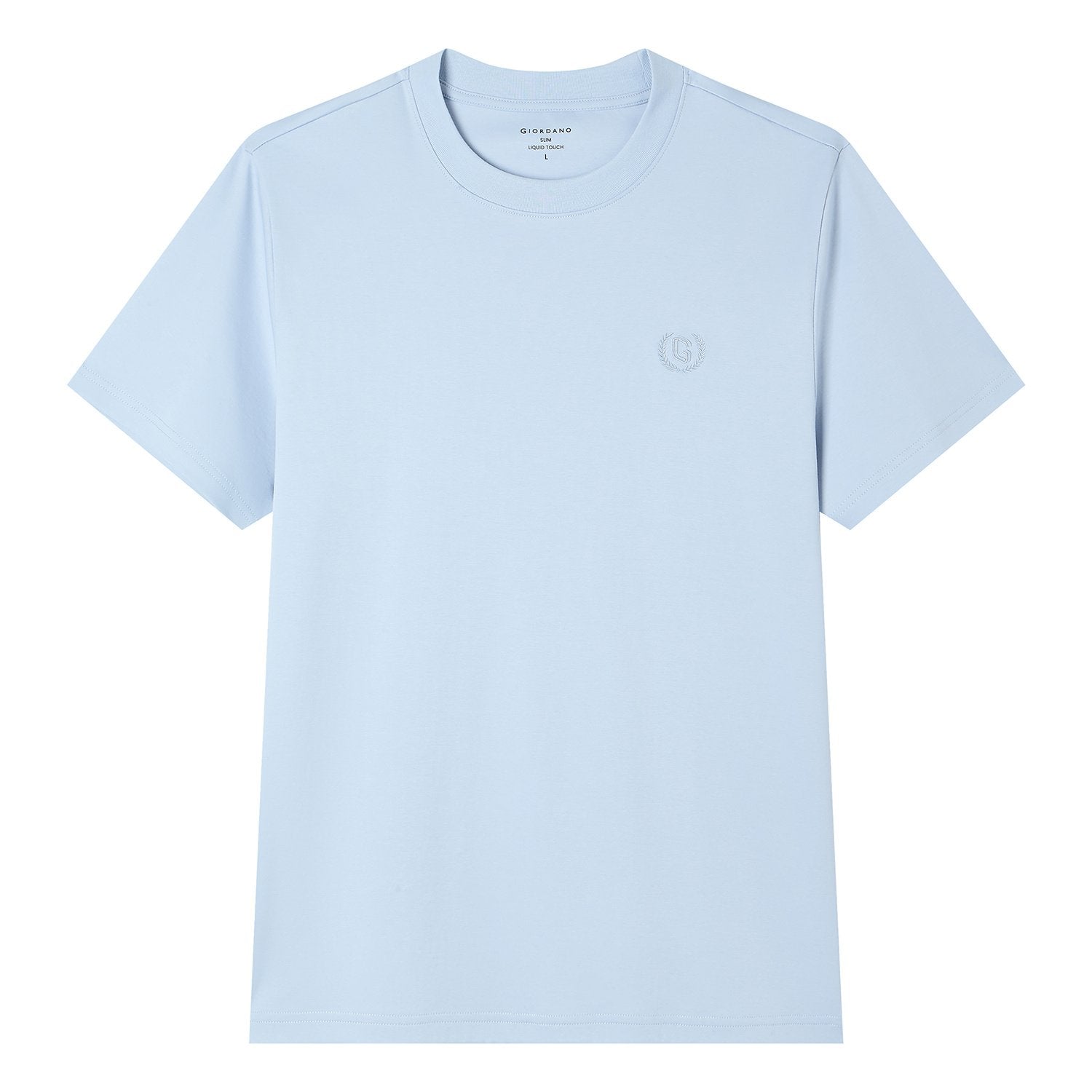 Men's Slim Fit Liquid Touch Cotton Crew Neck Tee - Image 6