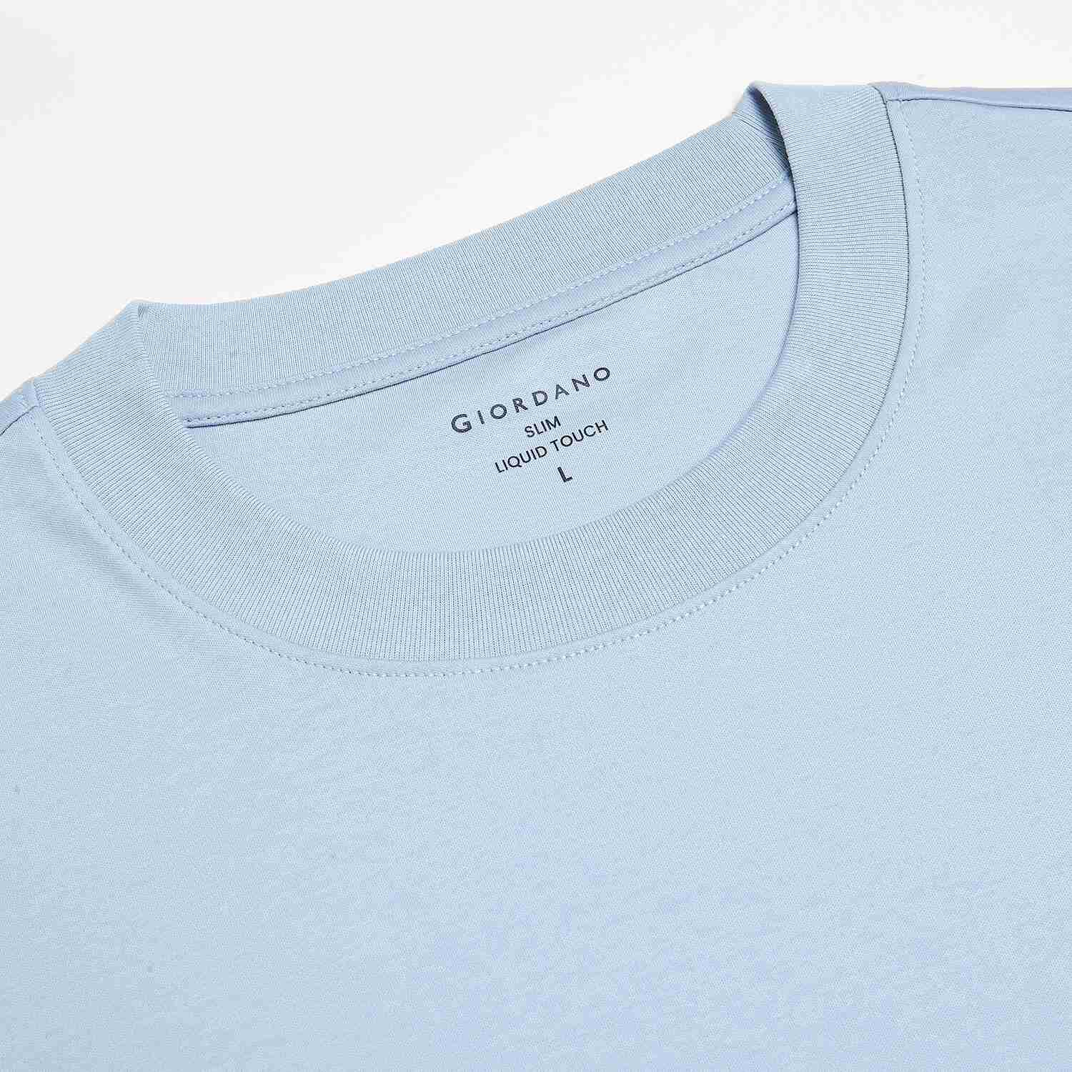 Men's Slim Fit Liquid Touch Cotton Crew Neck Tee - Image 8