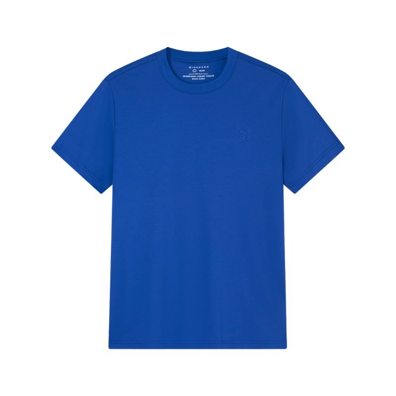 Men's Slim Fit Liquid Touch Cotton Crew Neck Tee - Image 1