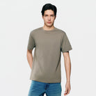 Men's Slim Fit Cotton Crew Neck Tee - Image 1
