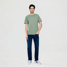 Men's Slim Fit Cotton Crew Neck Tee - Image 1