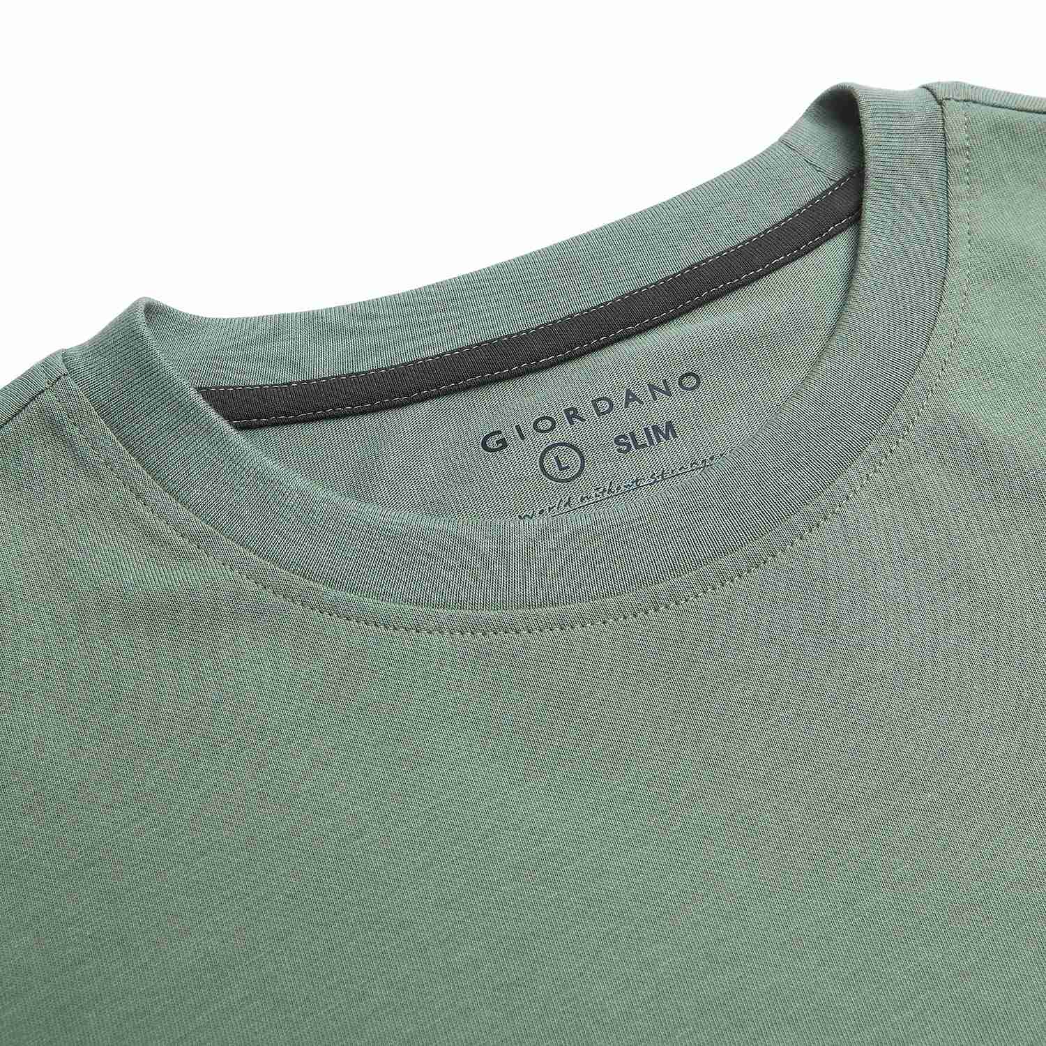 Men's Slim Fit Cotton Crew Neck Tee - Image 7