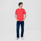 Men's Slim Fit Cotton Crew Neck Tee - Image 1